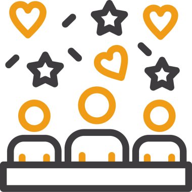 Aşk simgesi vektör illüstrasyonu