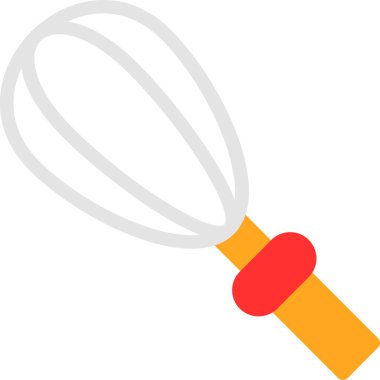 Düz biçimli mutfak çırpma simgesi