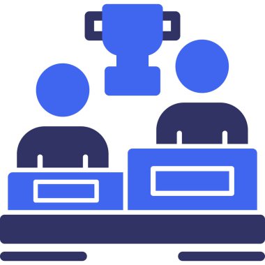 İş bürosu masa simgesi - taslak biçimi