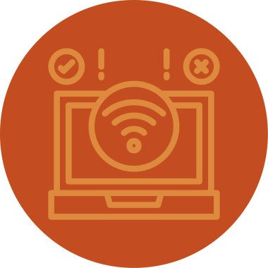 wifi simgesi vektör illüstrasyonu