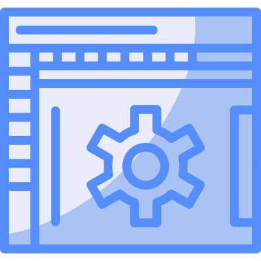 Web geliştirme tasarımı simgesi