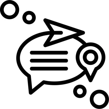 konumu simgesi harita, illüstrasyon vektör