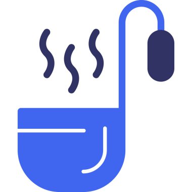 pişirme pan simgesi, vektör çizim