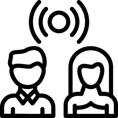 Kablosuz. Web simgesi basit tasarım