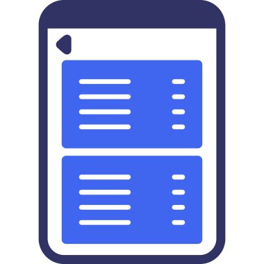 mobil simge, vektör illüstrasyon tasarımı