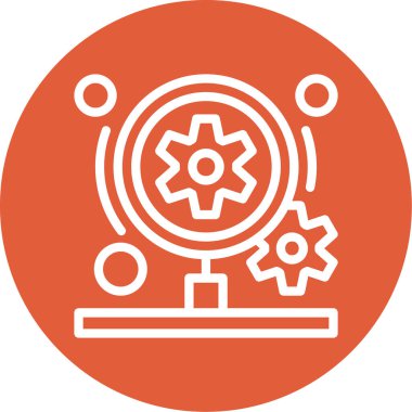 seo modern simgesinin vektör illüstrasyonu