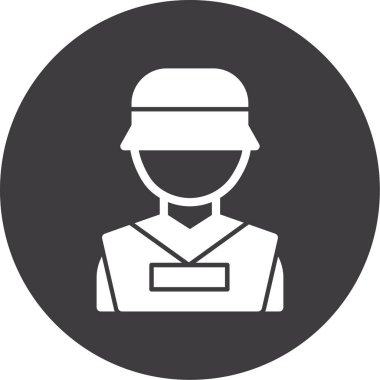 polis simgesi vektör illüstrasyonu