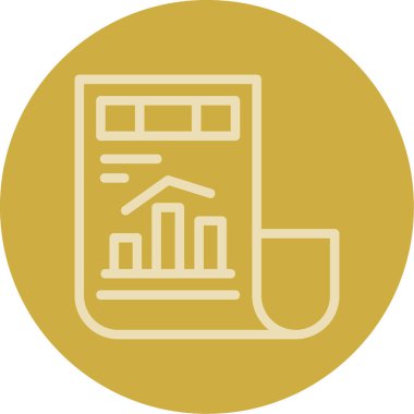 İş dünyasının kişisel finans simgesinin gösterimi