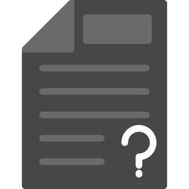 Kağıt düz simge, vektör illüstrasyonu