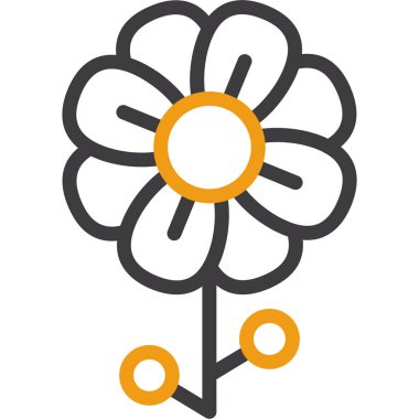 özet biçiminde çiçek simgesi