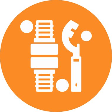 Vidalar ve tornavidaların vektör çizimi