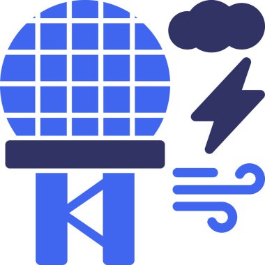 elektrik simgesi vektör illüstrasyonu