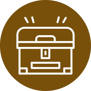 evrak çantası web simgesi basit illüstrasyon