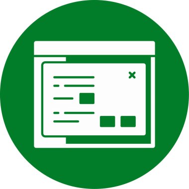 vektör lcd simgesi illüstrasyonu