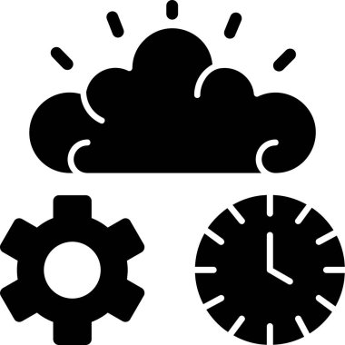 dişli bulut ayarları simgesi