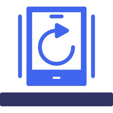 - Telefon. Web simgesi basit illüstrasyon