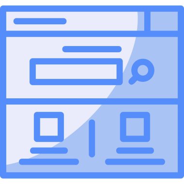 Tarayıcı pencere simgesi - taslak biçimi