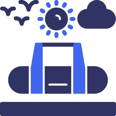 Hava simgesinin vektör illüstrasyonu