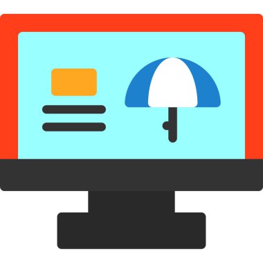 dizüstü bilgisayar simgesi, vektör illüstrasyonu