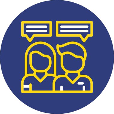 İnsanlar. Web simgesi basit illüstrasyon