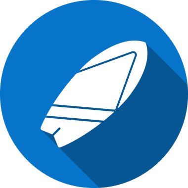 Tekne simgesinin vektör illüstrasyonu