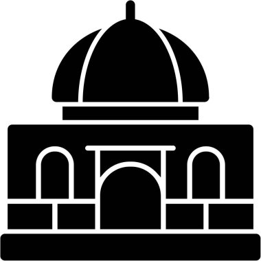 cami inşa vektör illüstrasyonu