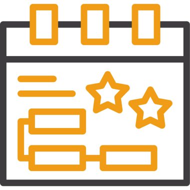 derecelendirme simgesi vektör illüstrasyonu