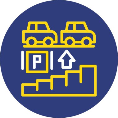 vektör park simgesi illüstrasyonu