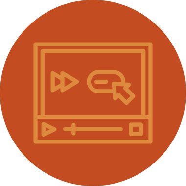 Seo simgesinin vektör illüstrasyonu