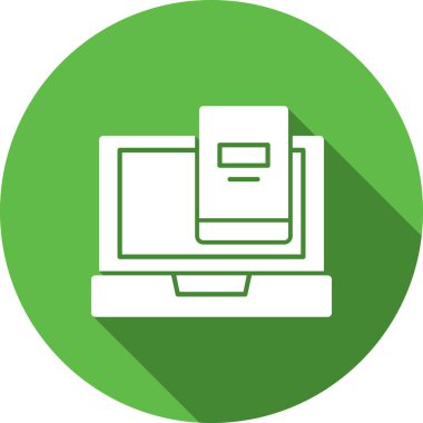 Bilgisayar vektör simgesi modern basit vektör illüstrasyonu