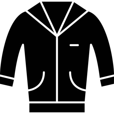 Ceket simge vektör çizim