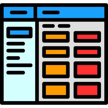 bilgisayar veri sunucu simgesi