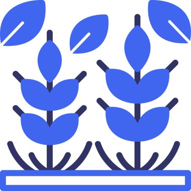 Bitki. Web simgesi basit tasarım