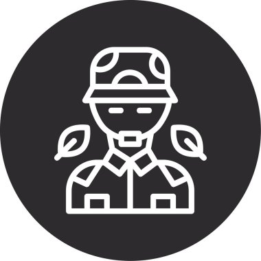 Modern b 'nin vektör çizimi robot simgesinden yoksun