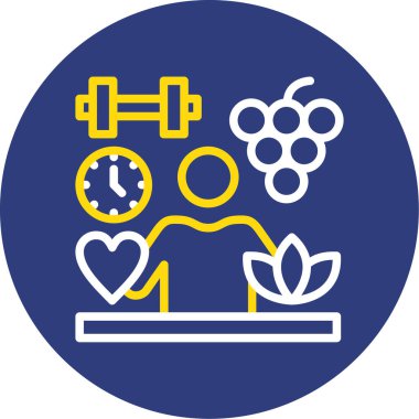 Bir insan simgesinin vektör illüstrasyonu