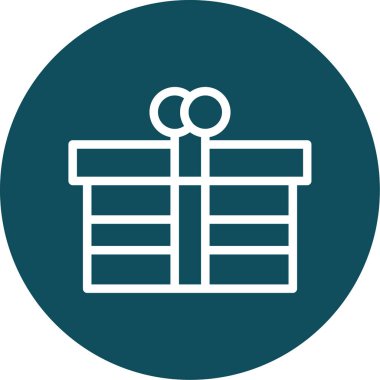 vektör hediye kutusu ico