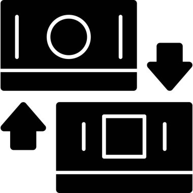 video kamera ikonu vektör illüstrasyonu