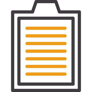 belge simgesi vektör illüstrasyonu