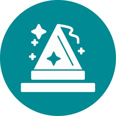 Bir yıldız simgesinin vektör illüstrasyonu