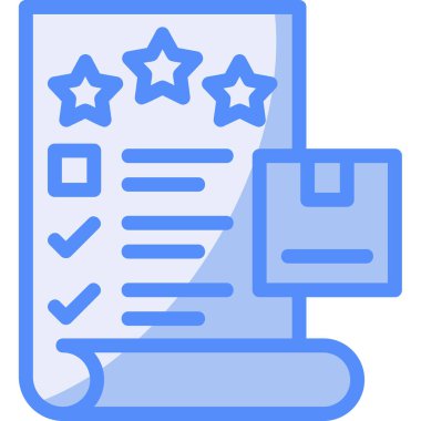 Belge. Web simgesi basit illüstrasyon