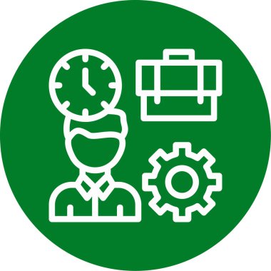 Vites simgesi vektörü. biçim düz ikonik semboldür, yuvarlak açılar, eko yeşil renk, beyaz arkaplan