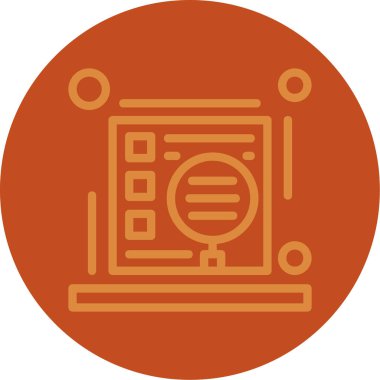 seo modern simgesinin vektör illüstrasyonu