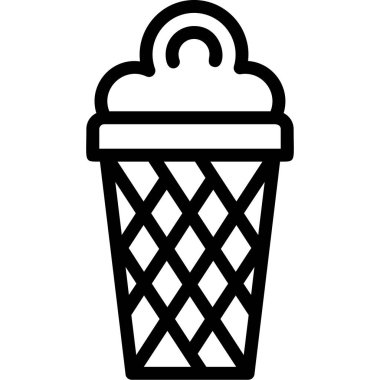 Kahve fincanı simgesi, taslak biçimi