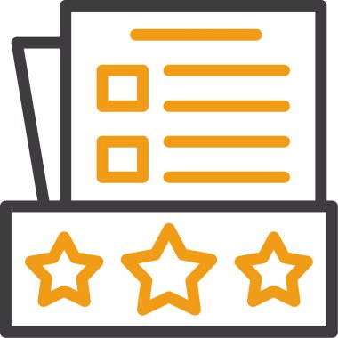 iş belge simge vektör çizim