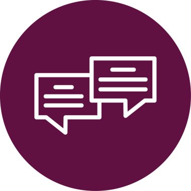 İleti simgesi vektör illüstrasyon tasarımı içeren konuşma balonu