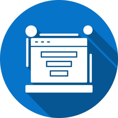 bilgisayar simgesi vektör illüstrasyonu