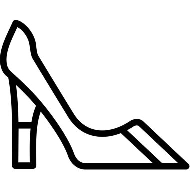 Ayakkabı. Web simgesi basit illüstrasyon