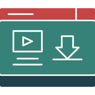 Web simgesi tasarımı illüstrasyonu