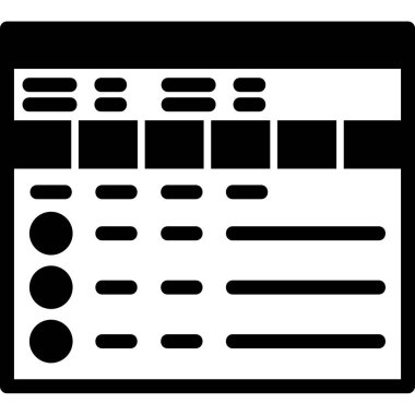 Web ve geliştirme çizgisi vektör simgesi.