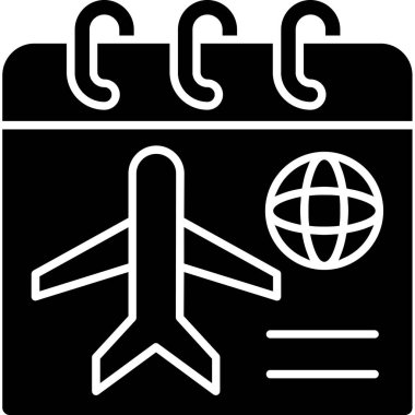 Uçuş uçuş simgesi katı stil